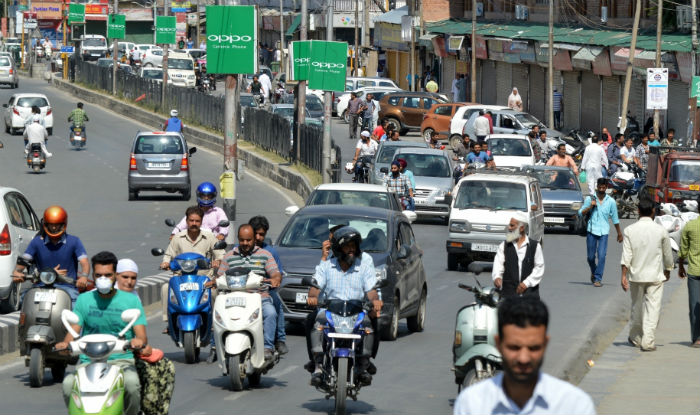 Curfew lifted in four districts of Kashmir