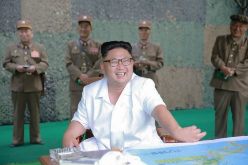 North Korean leader Kim Jong Un supervised Tuesday's missile launches and gave the order to begin according to the state-run Korean Central News Agency. He later “expressed great satisfaction over the successful drill,”