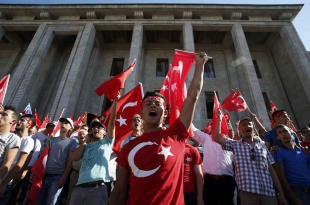 Supporters of Turkish President Recep Tayyip Erdogan. Reuters