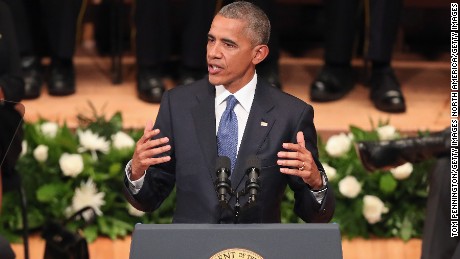 President Obama's entire Dallas police memorial speech