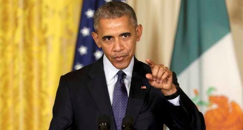 U.S. President Barack Obama hold a news conference at the White House in Washington