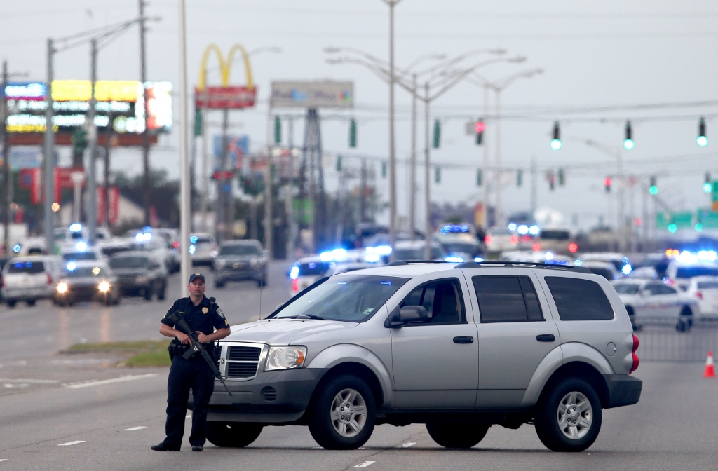 Baton Rouge Louisiana. According to reports one suspect has been killed while others are still being sought by police. (Se