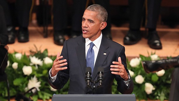 Watch: Obama in Dallas to honor officers slain in attack