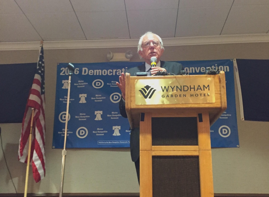 Sen. Bernie Sanders addressing the Vermont Maine and New Hampshire delegations Wednesday morning. You can check out the full video of his remarks below