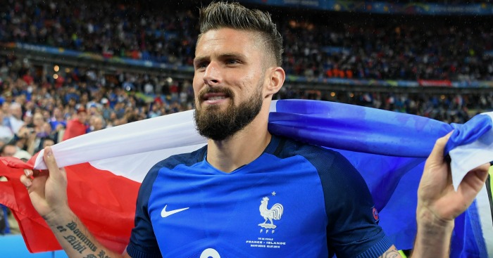 Olivier Giroud Striker has scored three times at Euro 2016