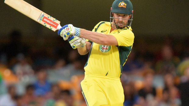 On song Shaun Marsh in action during an ODI in Brisbane earlier this year