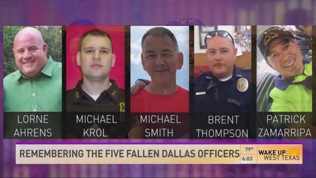 The Next Generation Of Dallas Police Paid Thier Respects To Fallen Officers