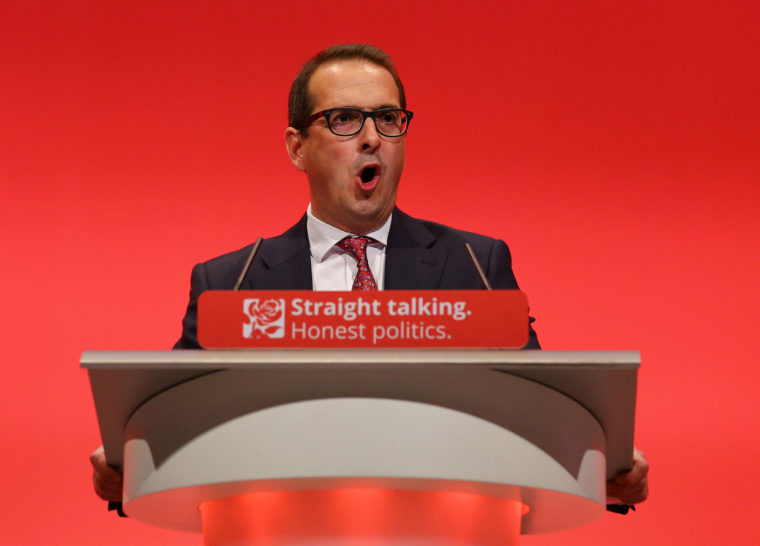 Owen Smith speaks at last year's Labour conference