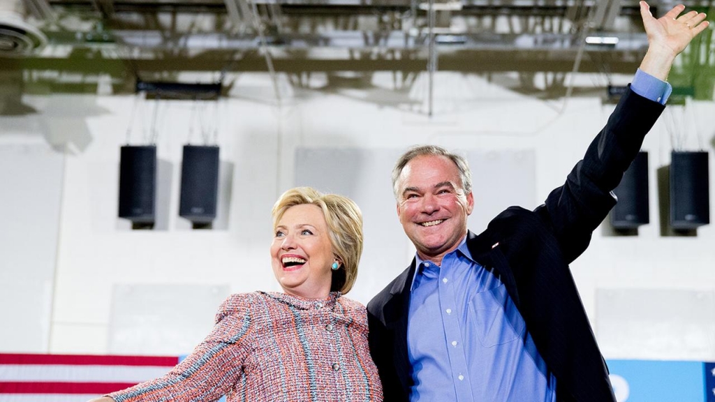 Hillary Clinton chooses Va. Sen. Tim Kaine as running mate