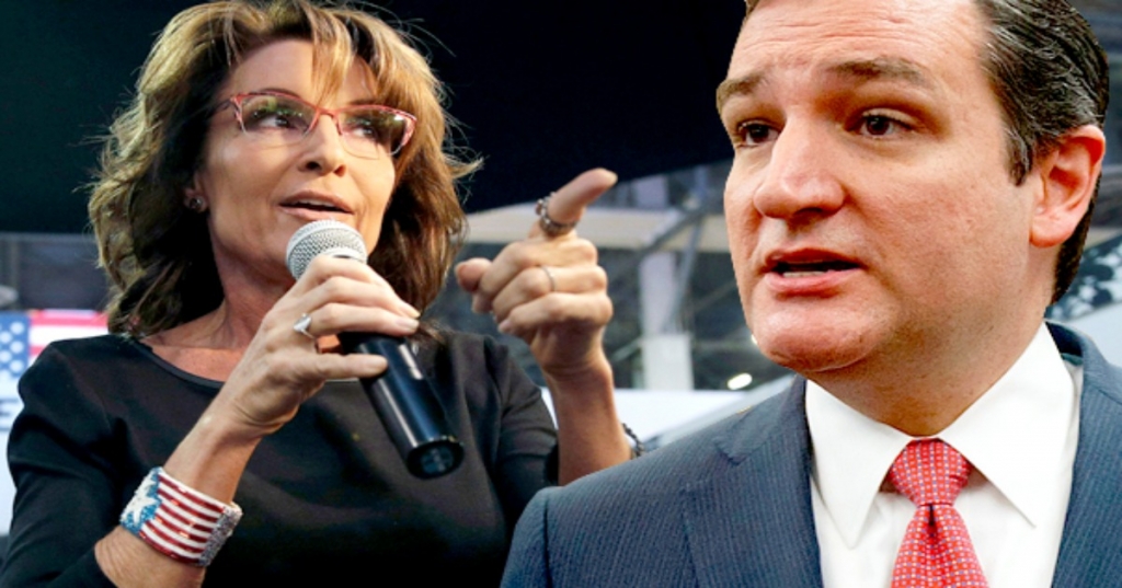 Palin Tells Cruz To End His Career – Guess No One Told Her That Hers Ended YEARS Ago