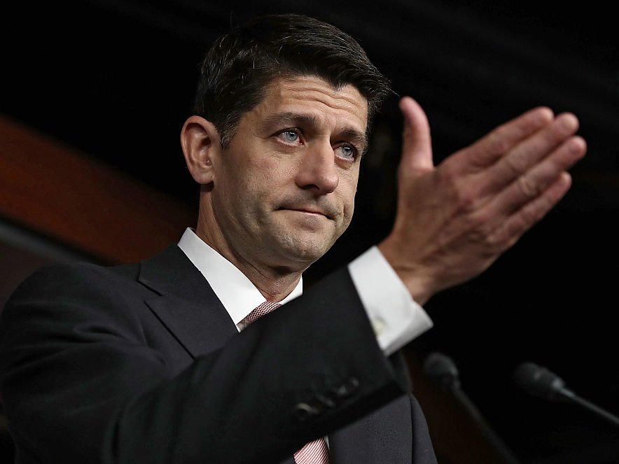 Paul Ryan during a press conference on Capitol Hill.   Win McNamee  Getty Images