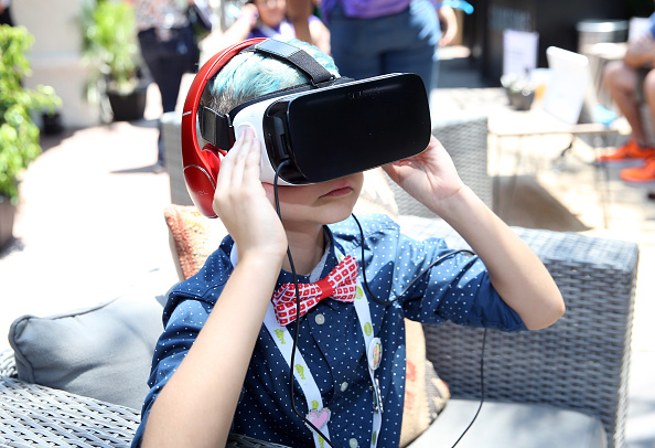 The Samsung Creator's Lounge At Vid Con 2016