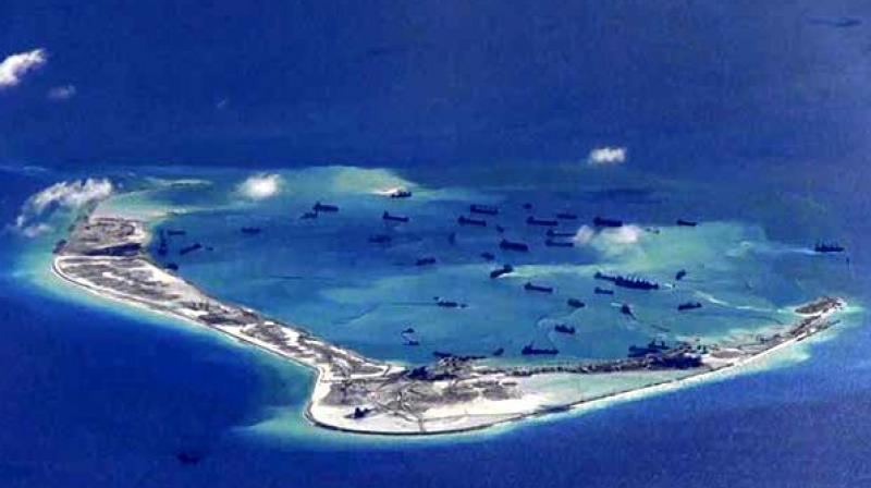 China asserts sovereignty over maritime areas that span almost 3.5 m square kilometres but are also claimed by Vietnam Taiwan Malaysia Brunei the Philippines and Japan