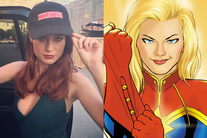 Brie is Capt Marvel