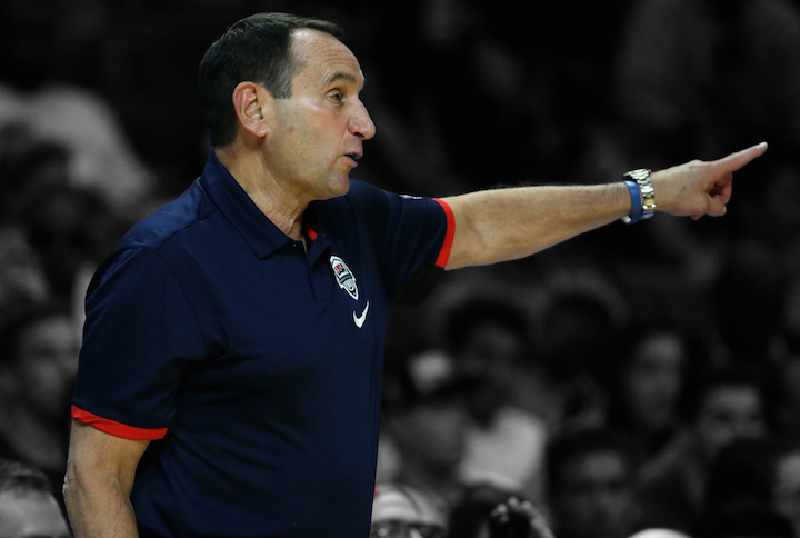 Coach K to Team USA We Need to'Tone It Down a Little Bit