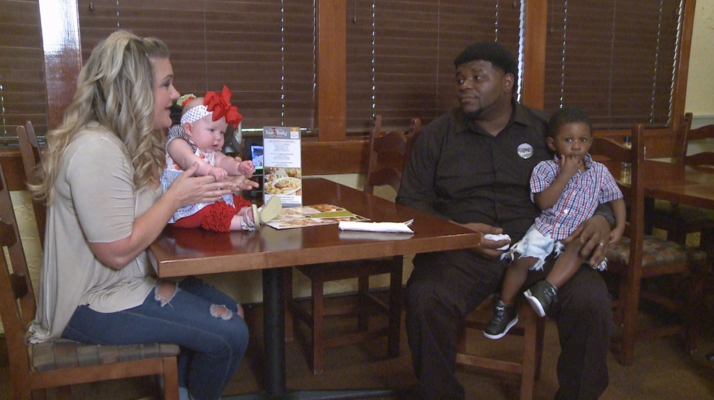 Olive Garden Waiter Surprises Mom With Baby