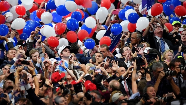 Republican National Convention crowd shot