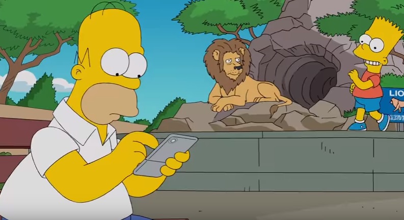 The Simpsons catch on to Pokemon Go