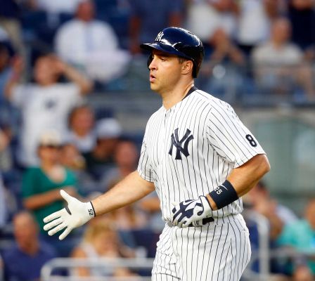 Mark Teixeira #25 of the New York Yankees