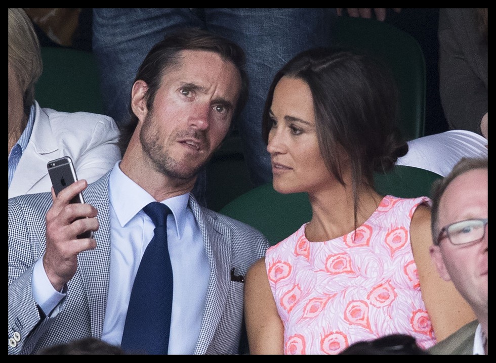 Pippa and James at the Wimbledon Tennis Championships