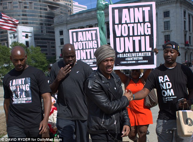 Plague on both your houses Nick Cannon said he was offering a bipartisan message that both parties had taken black votes for granted