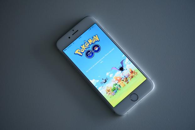 Nintendo Co.’s Pokemon Go is displayed on a smartphone in Tokyo Japan