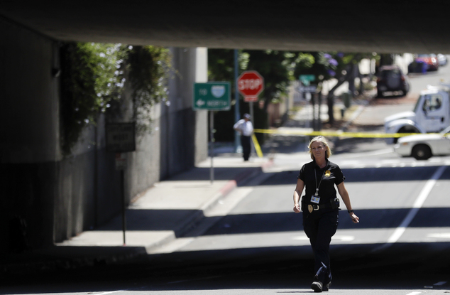 San Diego. San Diego police early Friday detained a person in the investigation