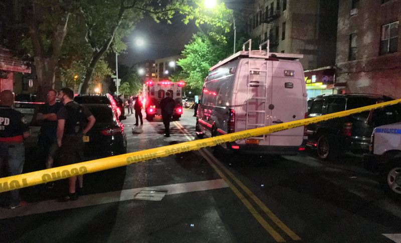 Police say two cops were shot at in Brooklyn