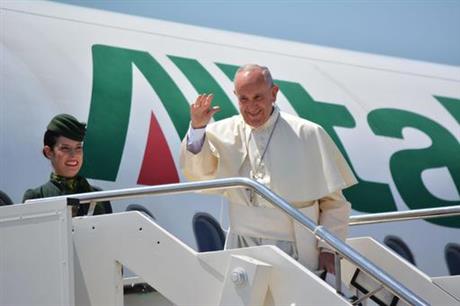 Pope Francis has departed for Krakow where he will join World Youth Day a major gathering of Catholics