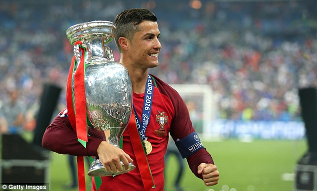 Portugal captain Cristiano Ronaldo led his country to Euro 2016 glory in France this summer