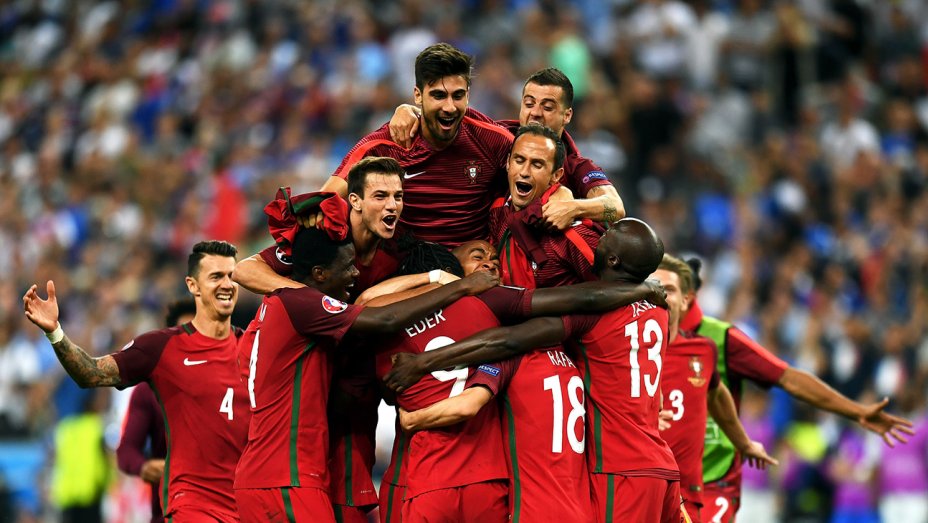 Portugal won 1-0 against France after extra time.                  Credit Getty  Mike Hewitt