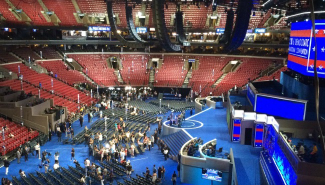 Democratic National Convention Philadelphia Wells Fargo Center