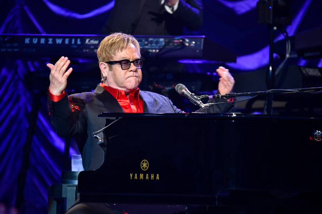 Elton John Performs at Henley Festival