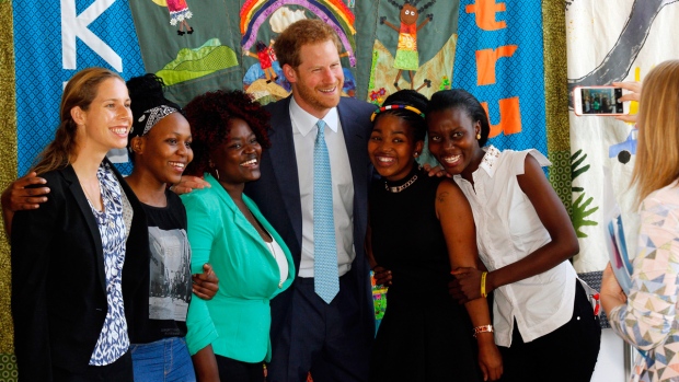 Prince Harry in Durban South Africa