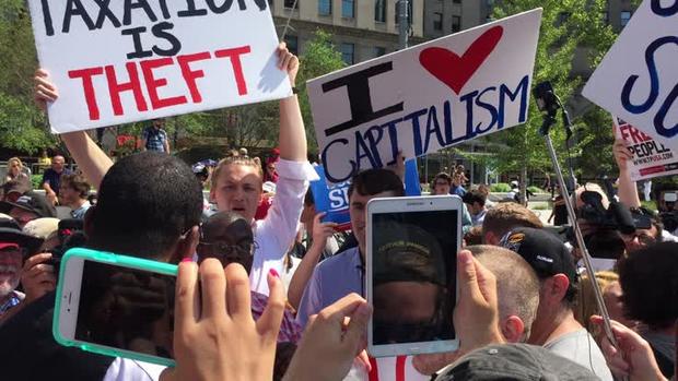 Pro Capitalism Protesters at RNC