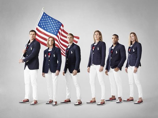 Ralph Lauren designed outfits for Olympic Team USA