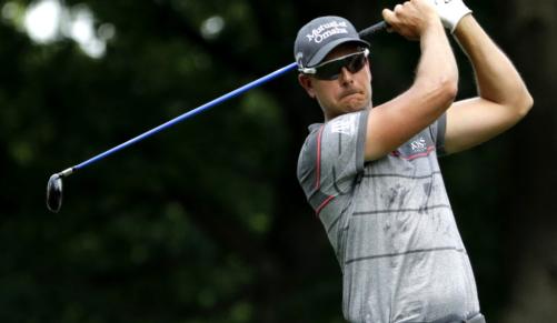 PGA CHAMPIONSHIP: Round 2 of PGA in the rain at Baltusrol