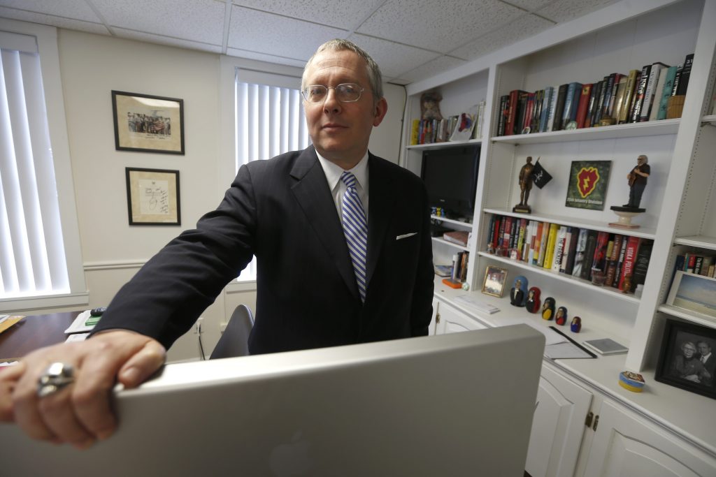 Republican political consultant Michael Caputo in his East Aurora office