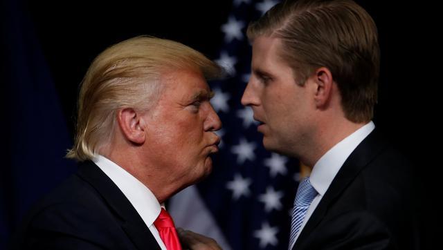 Republican presidential nominee Donald Trump speaks at a campaign rally in Colorado Springs Colorado U.S