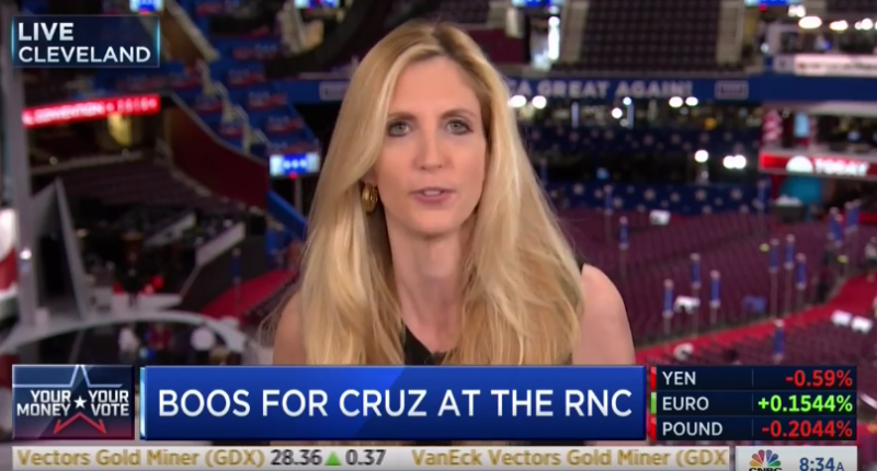 Ann Coulter trashes Ted Cruz on CNBC