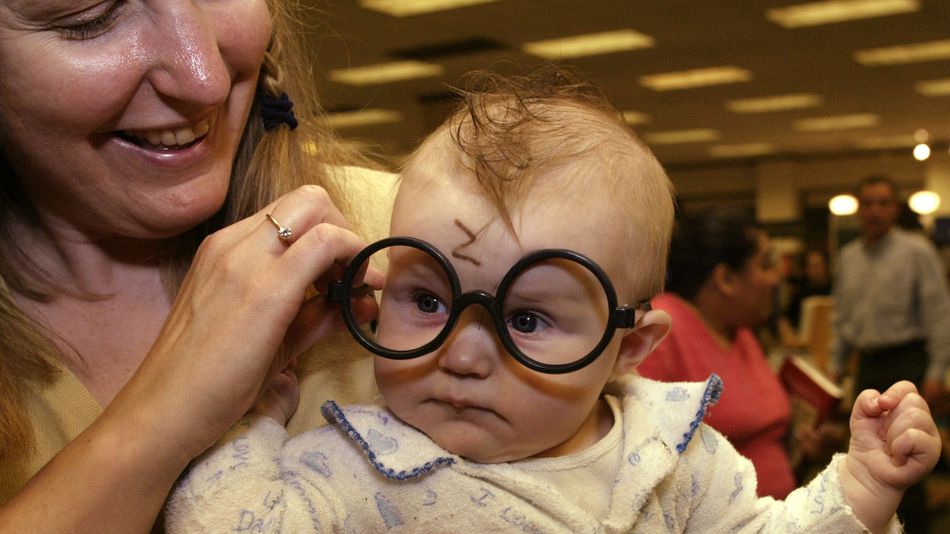 Rhiannon Braeger as Harry Potter in 2003