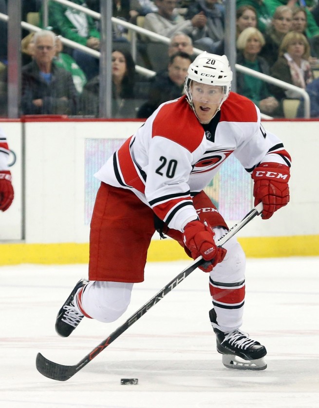 Riley Nash scored nine goals for the Hurricanes last season