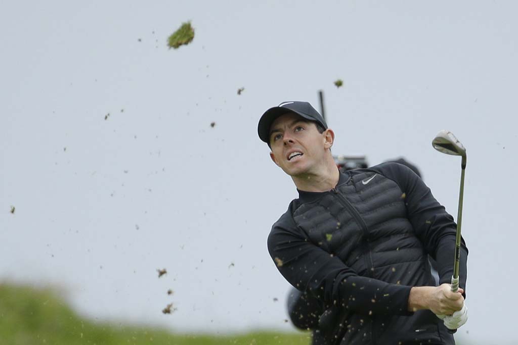 Rory Mc Ilroy at the British Open.				Rex