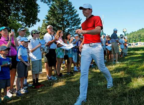 Rory Mc Ilroyat Baltusrol Golf Club in Springfield