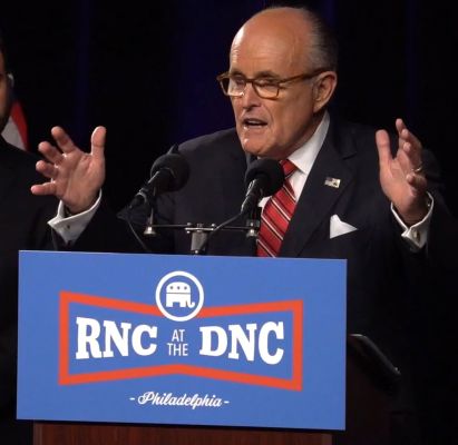 Former New York Mayor Rudy Giuliani a Republican