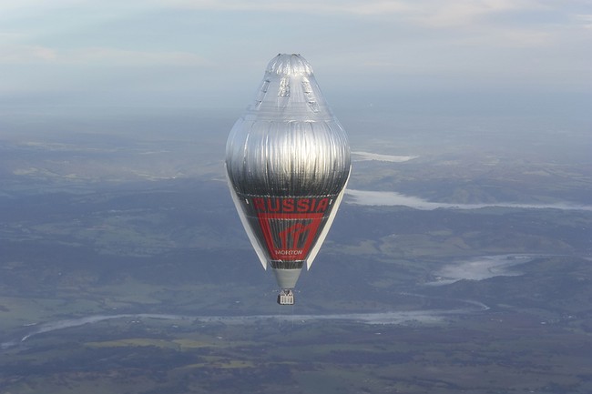 Russian balloonist hopes to circumnavigate globe on Saturday