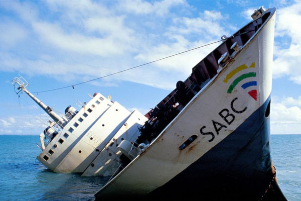 SABC sinking stricken ship