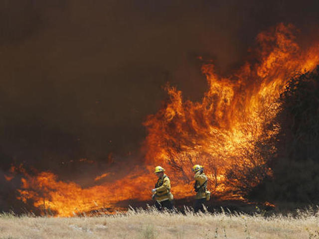 Erratic Winds Fan Fire Near Los Angeles