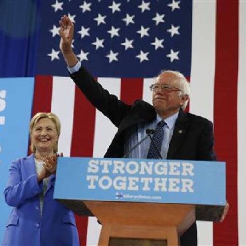 Bernie Sanders endorses Hillary Clinton for president