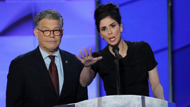 Comedian Sarah Silverman speaks at DNC